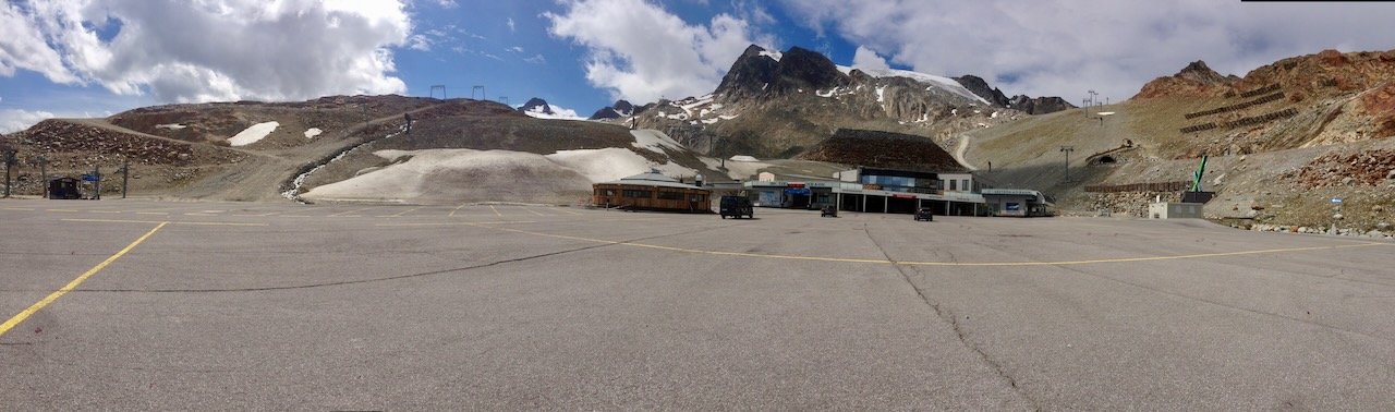 Parkeerplaats bij Tiefenbachgletscher